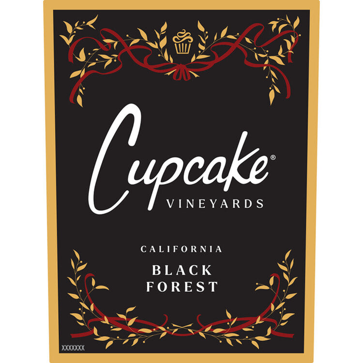 Cupcake Vineyards Decadent Red Black Forest California - 750ML - Front Label