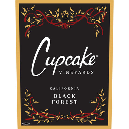 Cupcake Vineyards Decadent Red Black Forest California - 750ML - Front Label