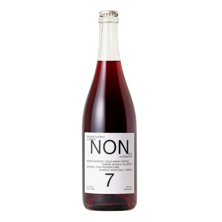 Non 7 Stewed Cherry & Coffee Non Alcoholic Wine Alternative - 750ML - Front