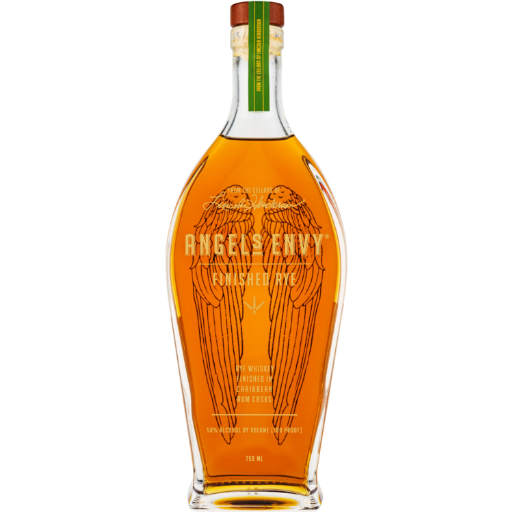 Angel's Envy Rye Whiskey Finished In Caribbean Rum Casks Finished Rye - 750ML - Front