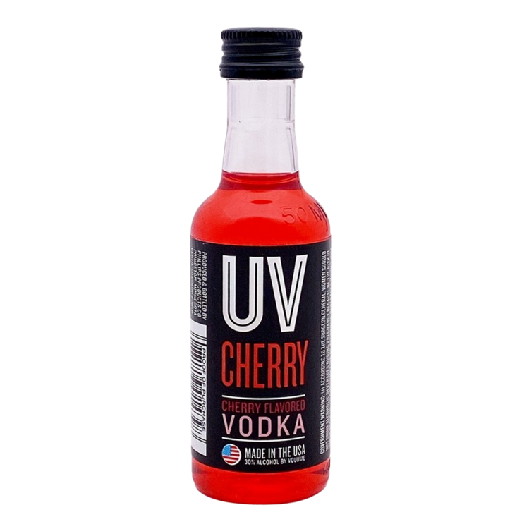 Uv Cherry Flavored Vodka 60 - 50ML - Front