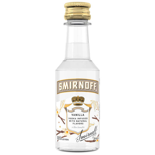 Smirnoff Vodka Vanilla Flavored 60 - 50ML - Front