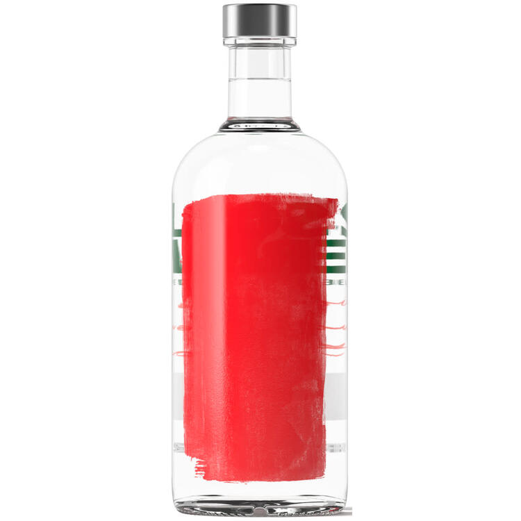 Absolut Watermelon Flavored Vodka 76 - 750ML - Back