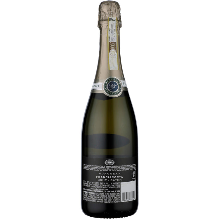 Monogram Franciacorta Brut Saten - 750ML - Back