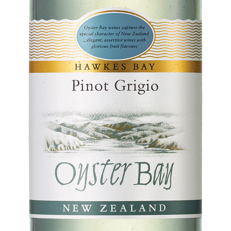 Oyster Bay Pinot Grigio Hawkes Bay - 750ML - Front Label