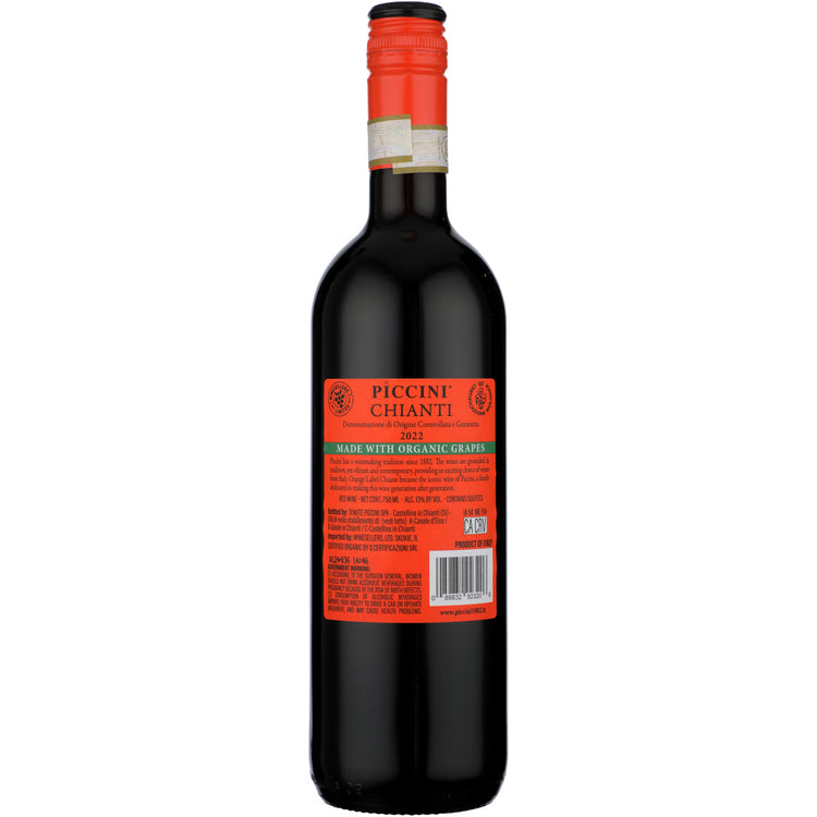 Piccini Chianti - 750ML - Back