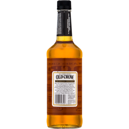 Old Crow Straight Bourbon 3 Yr 80 - 750ML - Back