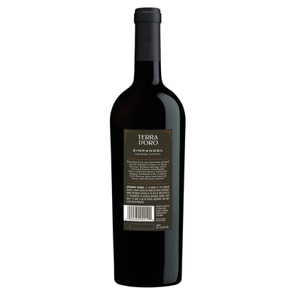 Terra D'Oro Zinfandel Amador County 2020 - 750ML - Back