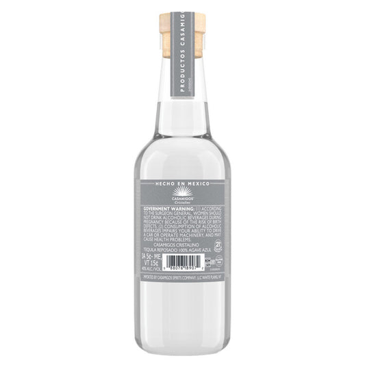 Casamigos Tequila Reposado Cristalino 80 - 375ML - Back