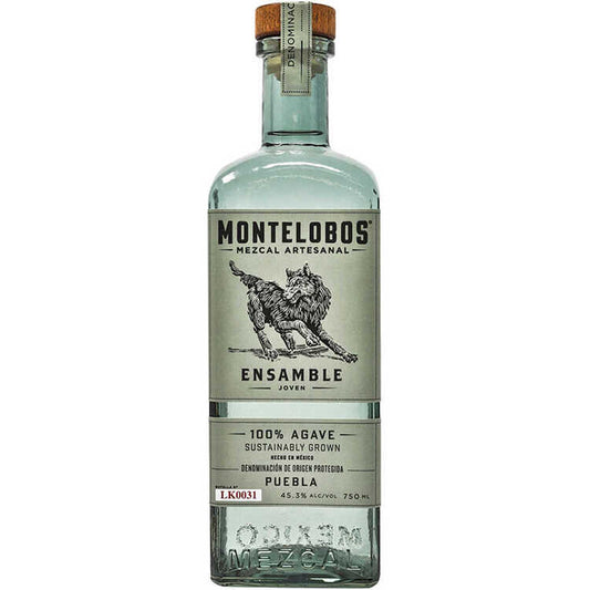 Montelobos Mezcal Artesanal Joven Ensamble 90.6 - 750ML - Front