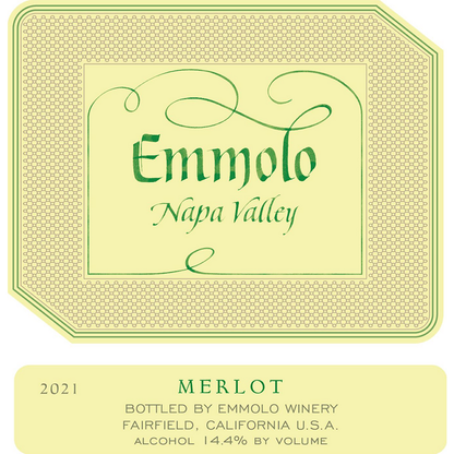 Emmolo Merlot Napa Valley 2021 - 1.5L