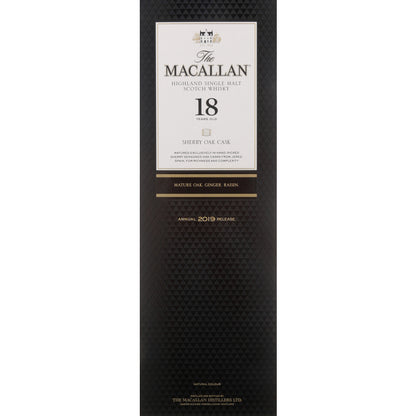 The Macallan Single Malt Scotch Sherry Oak Cask 18 Yr 86 - 750ML