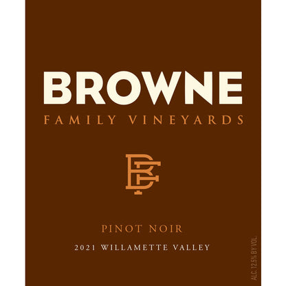 Browne Family Vineyards Pinot Noir Family Vineyards Willamette Valley - 750ML