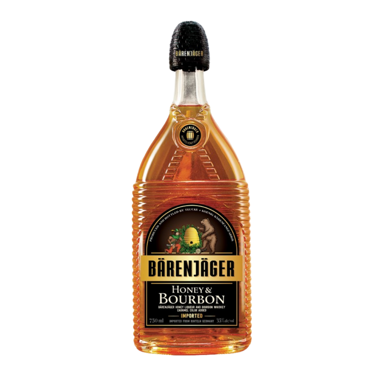 Barenjager Honey & Bourbon Liqueur 70 - 750ML - Front
