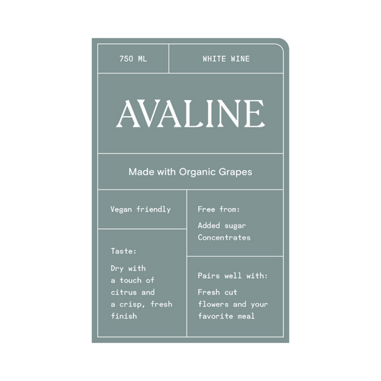 Avaline White Wine Spain Made With Organic Grapes - 750ML - Front Label