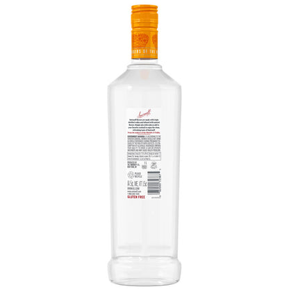 Smirnoff Orange Flavored Vodka 60 - 1.0L - Back