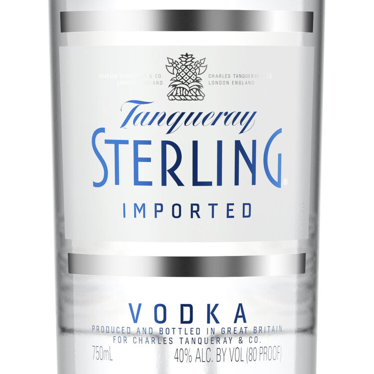 Tanqueray Vodka Sterling 80 - 750ML - Front Label