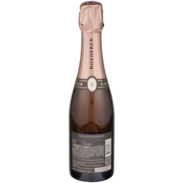 Louis Roederer Champagne Brut Rose 2016 - 375ML - Back