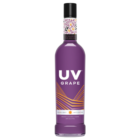 Uv Grape Flavored Vodka 60 - 750ML - Front