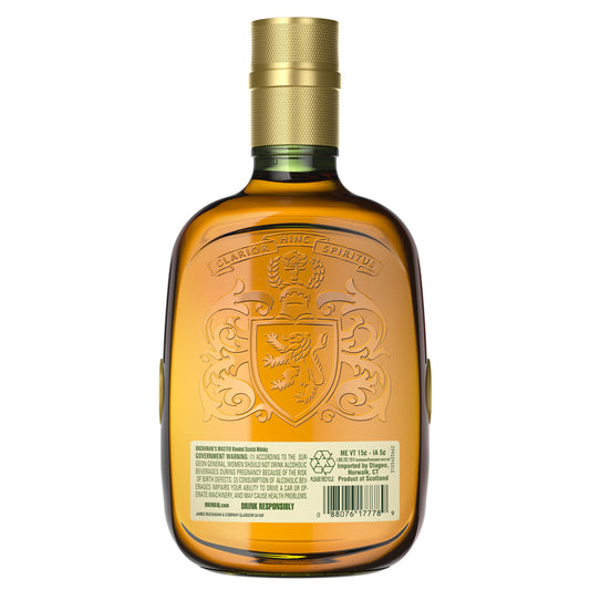 Buchanan's Blended Scotch Master 80 - 750ML - Back
