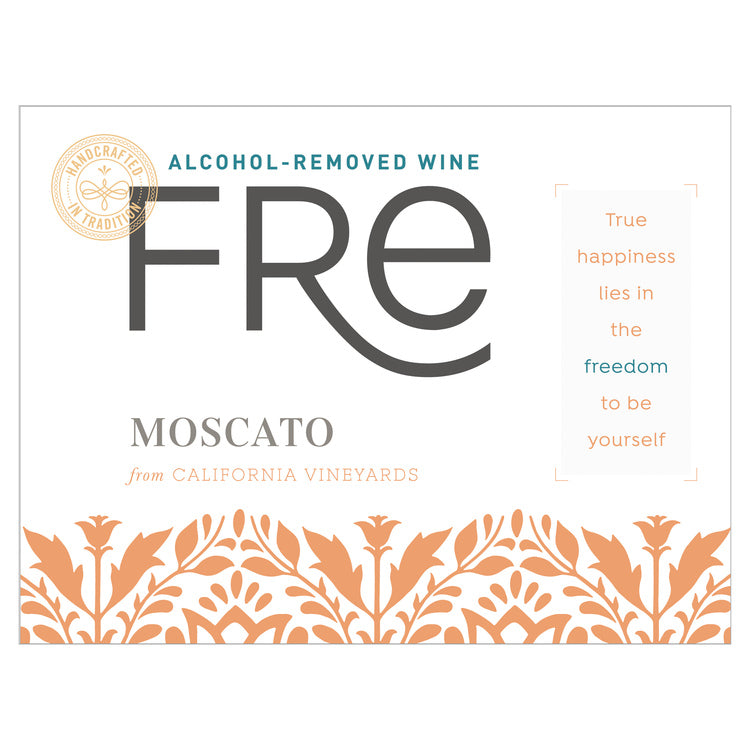 Fre Moscato Alcohol Removed - 750ML - Front Label