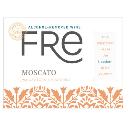 Fre Moscato Alcohol Removed - 750ML - Front Label