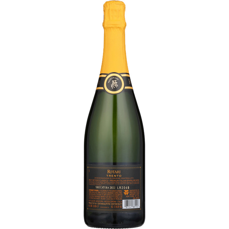 Rotari Trento Brut Arte Italiana - 750ML - Back
