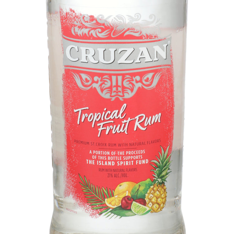 Cruzan Tropical Fruit Flavored Rum 42 - 750ML - Front Label
