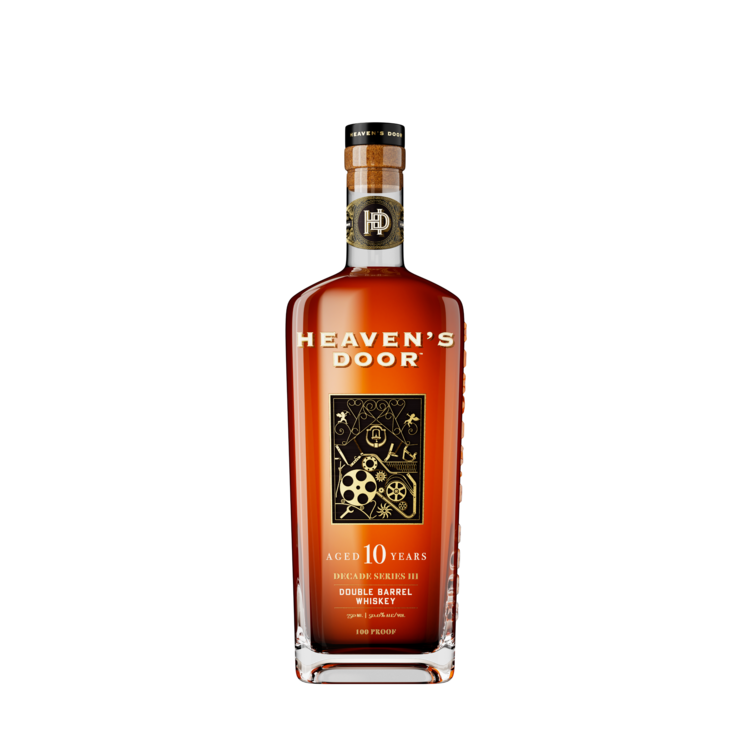 Heaven's Door Double Barrel Whiskey Decade Series Iii 10 Yr 100 - 750ML - Front