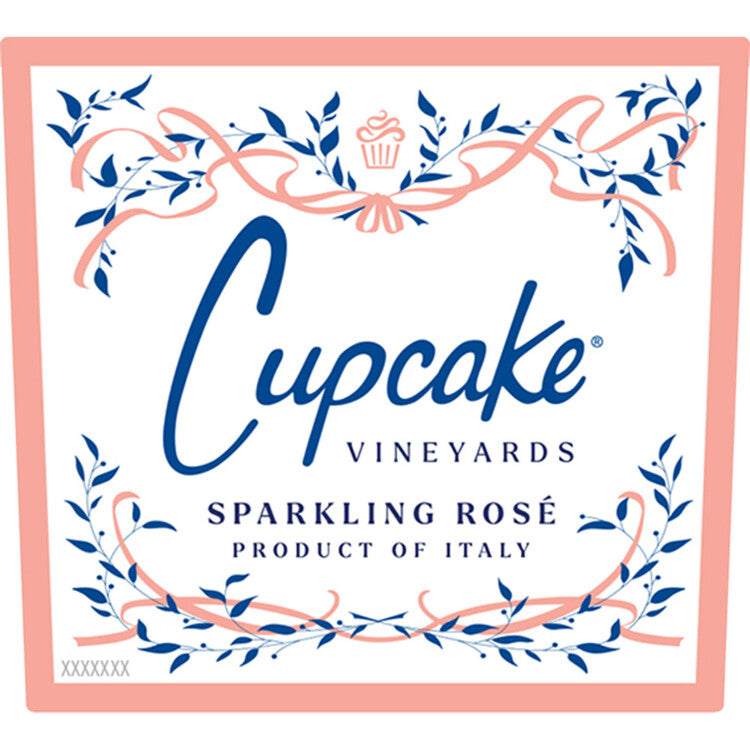 Cupcake Vineyards Sparkling Rose Wine Italy - 750ML - Front Label