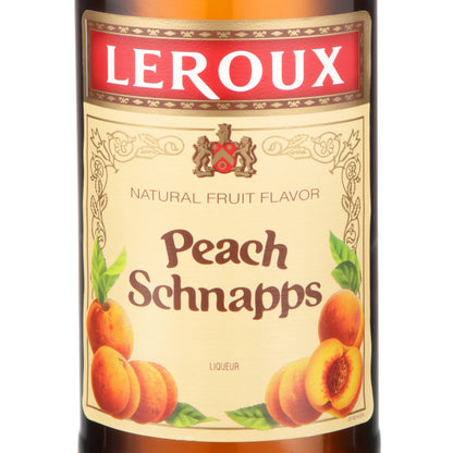 Leroux Peach Schnapps 30 - 1.0L - Front Label