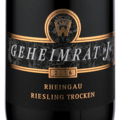 Weinguter Wegeler Riesling Trocken Geheimrat J Rheingau 2016 - 750ML