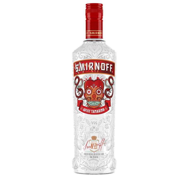 Smirnoff Spicy Tamarind Flavored Vodka 70 - 750ML - Front