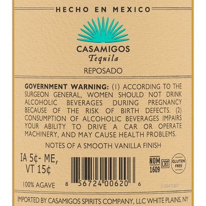 Casamigos Tequila Reposado 80 - 1.0L