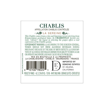 La Chablisienne Chablis La Sereine 2022 - 750ML