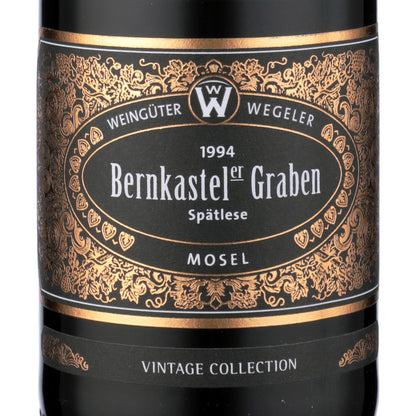 Weinguter Wegeler Riesling Spatlese Bernkasteler Graben 1994 - 750ML