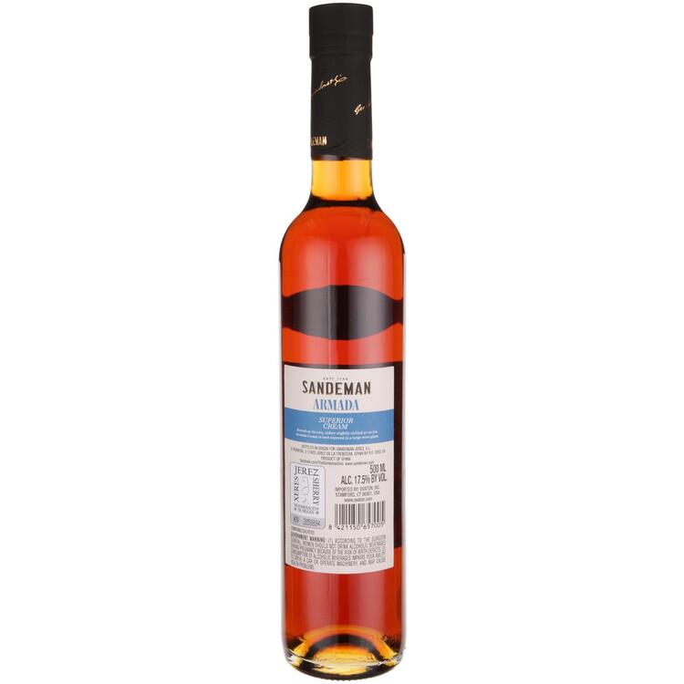 Sandeman Sherry Armada Superior Cream - 500ML - Back