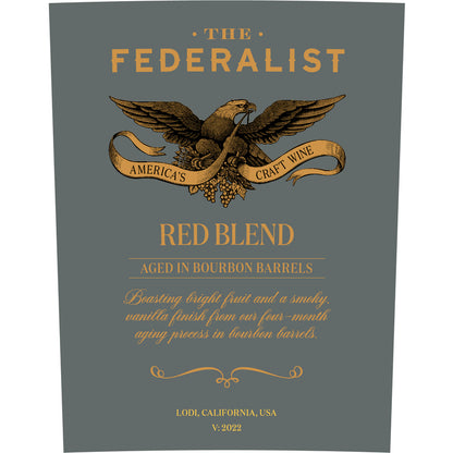 The Federalist Red Blend Aged In Bourbon Barrels For 6 Months Mendocin - 750ML