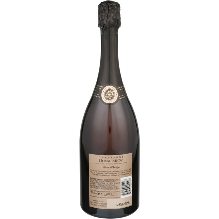 Duval Leroy Champagne Brut Rose Prestige Premier Cru - 750ML - Back