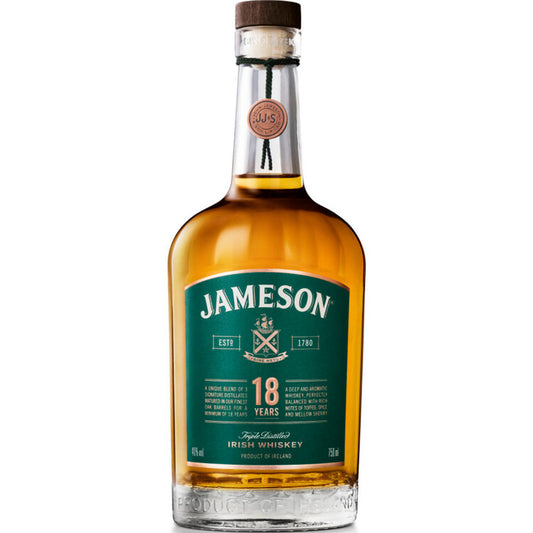 Jameson Blended Irish Whiskey 18 Yr 92 - 750ML