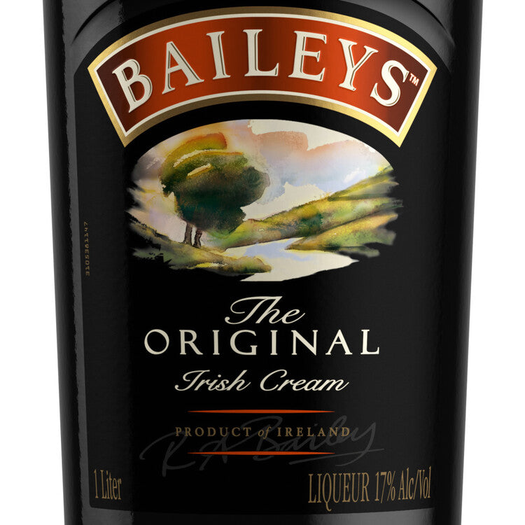 Baileys Irish Cream Liqueur The Original 34 - 1.0L - Front Label