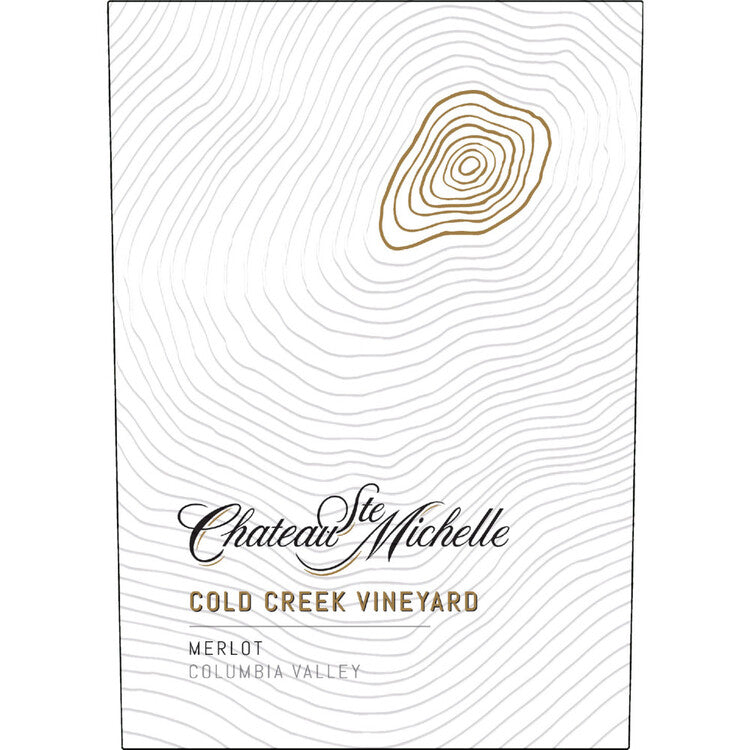 Chateau Ste. Michelle Merlot Cold Creek Vineyard Columbia Valley 2021 - 750ML