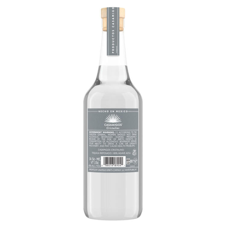 Casamigos Tequila Reposado Cristalino 80 - 750ML - Back