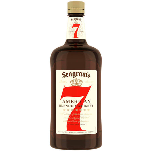 Seagram's Blended American Whiskey 7 Crown 80 - 1.75L - Front