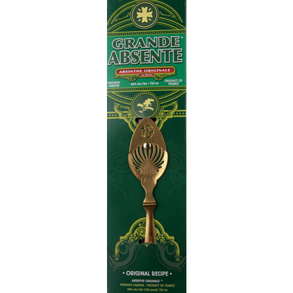 Grande Absente Absinthe Originale 138 W/ Absinthe Spoon - 750ML - Front Label