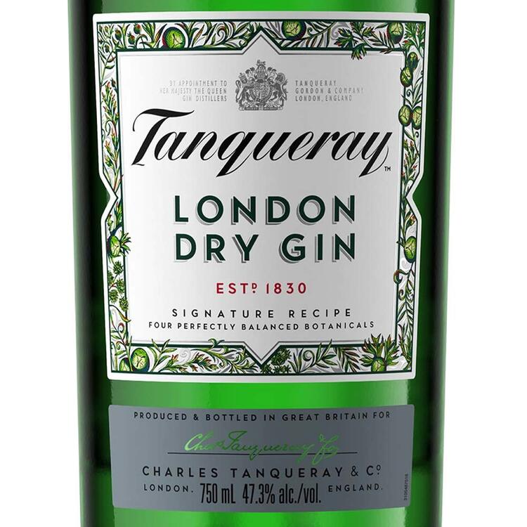 Tanqueray London Dry Gin 94.6 - 750ML - Front Label