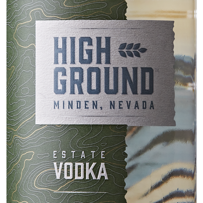 High Ground Vodka 80 - 750ML - Front Label