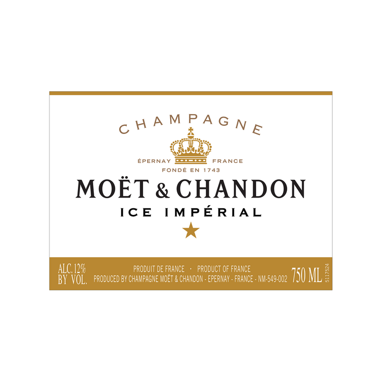 Moet & Chandon Champagne Demi Sec Ice Imperial - 750ML - Front Label