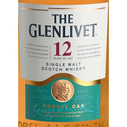 The Glenlivet Single Malt Scotch 12 Yr 80 No Carton - 1.75L
