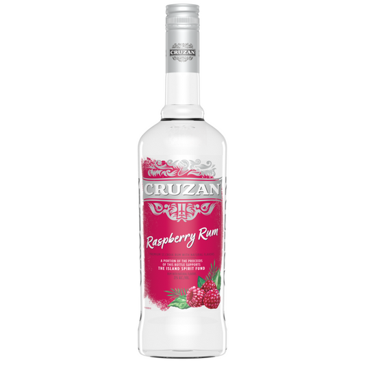 Cruzan Raspberry Flavored Rum 42 - 750ML - Front